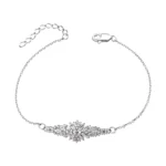 سرویس نقره زنانه با نگین زیرکونیا شمیم سیلور 1015113 - Image 2