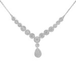 گردنبند نقره با نگین زیرکونیا شمیم سیلور 1000015146