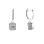 نیم ست نقره زنانه طرح باگت درخشان شمیم سیلور 10150079 - Image 5