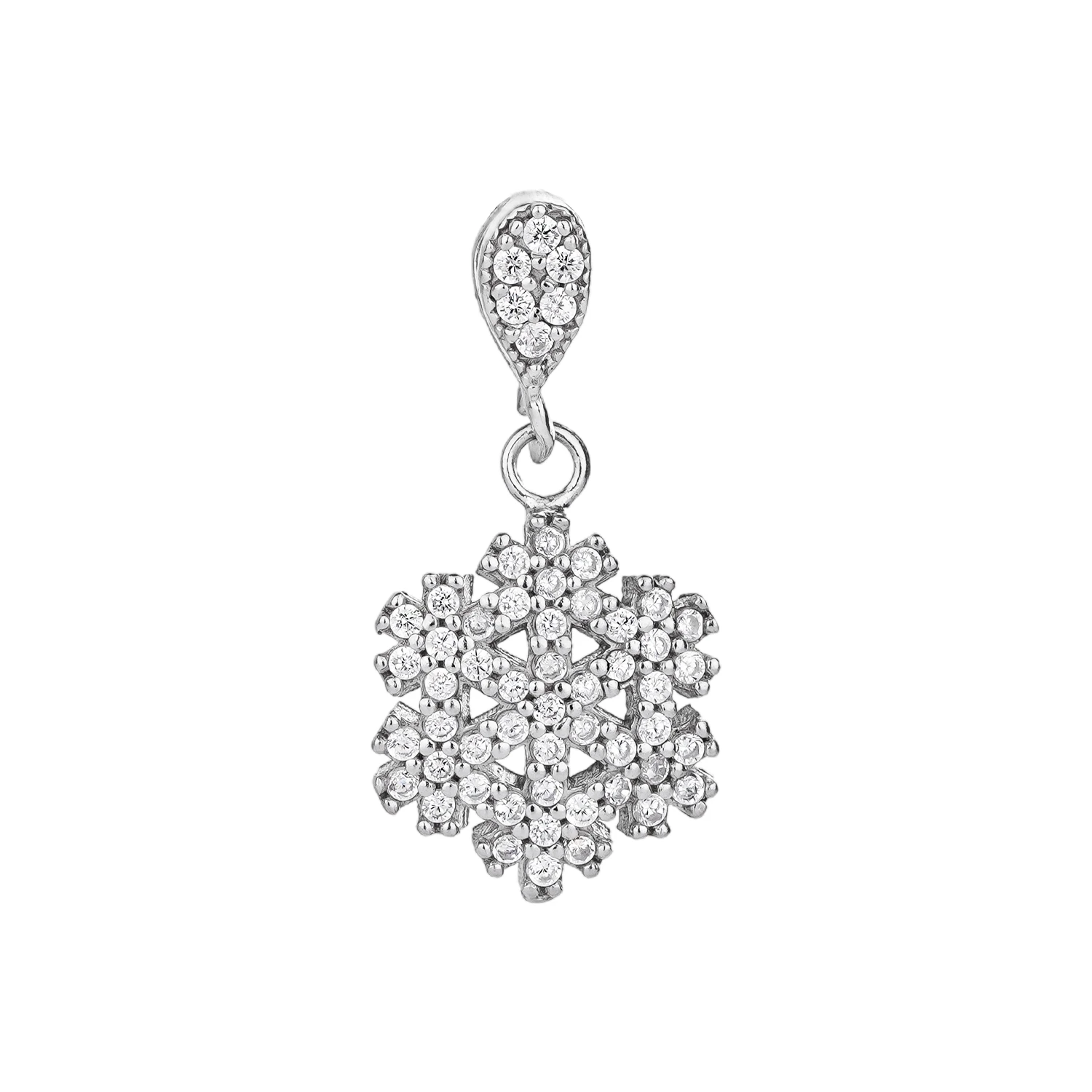 1000150078 وزن 1.36 پلاک نقره طرح دانه برف شمیم سیلور 1000150078 - Image 1