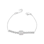 سرویس نقره زنانه 925 با نگین زیرکونیا شمیم سیلور 1015104 - Image 3