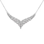 سرویس نقره زنانه با نگین زیرکونیا شمیم سیلور 1015113 - Image 4