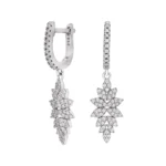 سرویس نقره زنانه طرح برگ نگین‌دار لوکس 101546 - Image 5