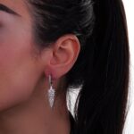 گوشواره نقره مجلسی شمیم سیلور 10015132 - Image 2