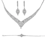 سرویس نقره زنانه طرح جواهر 1015131 شمیم سیلور