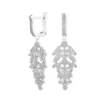 سرویس نقره زنانه مدل برگ‌های کریستالی شمیم سیلور 1015136 - Image 3