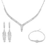 سرویس نقره شمیم سیلور با نگین زیرکونیا 101569