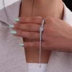 سرویس نقره شمیم سیلور با نگین زیرکونیا 101569 - Image 6