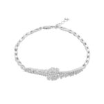 دستبند نقره شمیم سیلور با نگین زیرکونیا 1001569