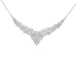 سرویس نقره زنانه شمیم سیلور طرح شکوفه نگین‌دار 101572 - Image 4