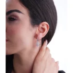 گوشواره نقره زنانه با نگین زیرکونیا شمیم سیلور 10015128 - Image 2