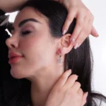 سرویس نقره زنانه 925 با نگین زیرکونیا شمیم سیلور 1015104 - Image 5