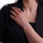 سرویس نقره زنانه 925 با نگین زیرکونیا شمیم سیلور 1015104 - Image 6