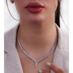 گردنبند نقره شمیم سیلور با نگین زیرکونیا 10001569 - Image 2