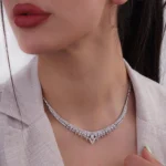 گردنبند نقره زنانه نگین‌دار شمیم سیلور 1001545 - Image 2