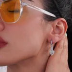 گوشواره نقره زنانه مجلسی شمیم سیلور  10001545 - Image 2