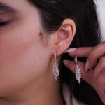 گوشواره نقره شمیم سیلور با نگین زیرکونیا 10150001 - Image 2