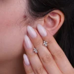 گوشواره نقره طرح فرشته شمیم سیلور 1000150041 - Image 2