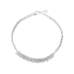 دستبند نقره طرح باگت شميم سيلور 10001544