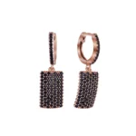 نیم‌ست نقره رزگلد مشکی لوکس شمیم سیلور 10150094 - Image 2