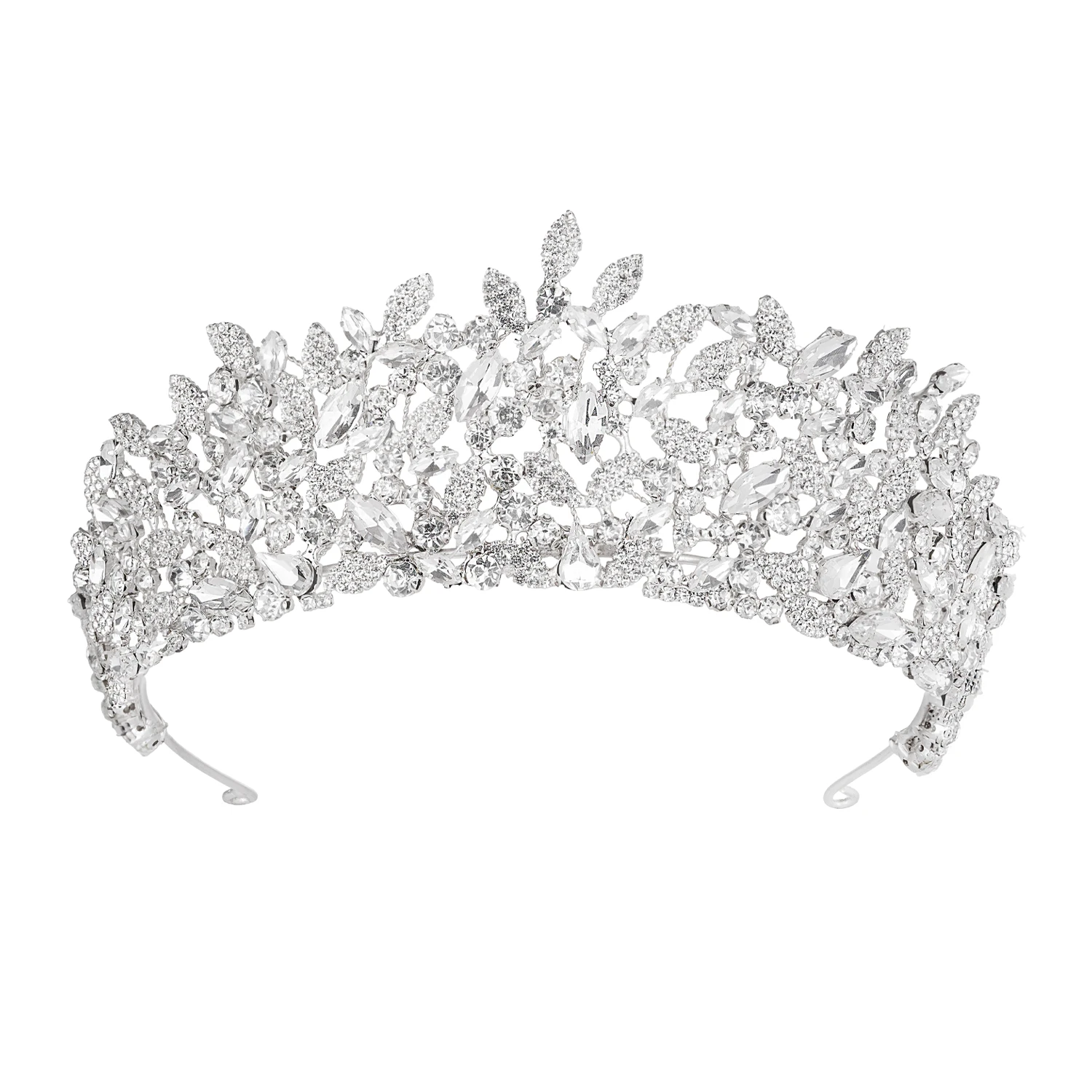 1015004 1500 تاج استیل با سنگهای زیرکونیا 1015004 - Image 1