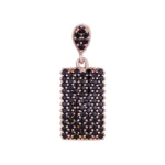 نیم‌ست نقره رزگلد مشکی لوکس شمیم سیلور 10150094 - Image 3