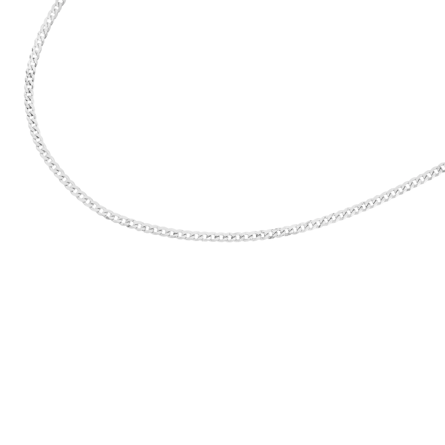 131000000119 5.24 زنجیر نقره مینیمال براق شمیم سیلور131000000119 - Image 1