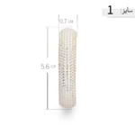 النگو نقره آبکاری طلایی طراحی کلاسیک و شیک عیار 925 - Image 4