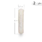 النگو نقره آبکاری طلایی طراحی کلاسیک و شیک عیار 925 - Image 5