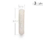 النگو نقره آبکاری طلایی طراحی کلاسیک و شیک عیار 925 - Image 6