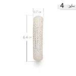 النگو نقره آبکاری طلایی طراحی کلاسیک و شیک عیار 925 - Image 7