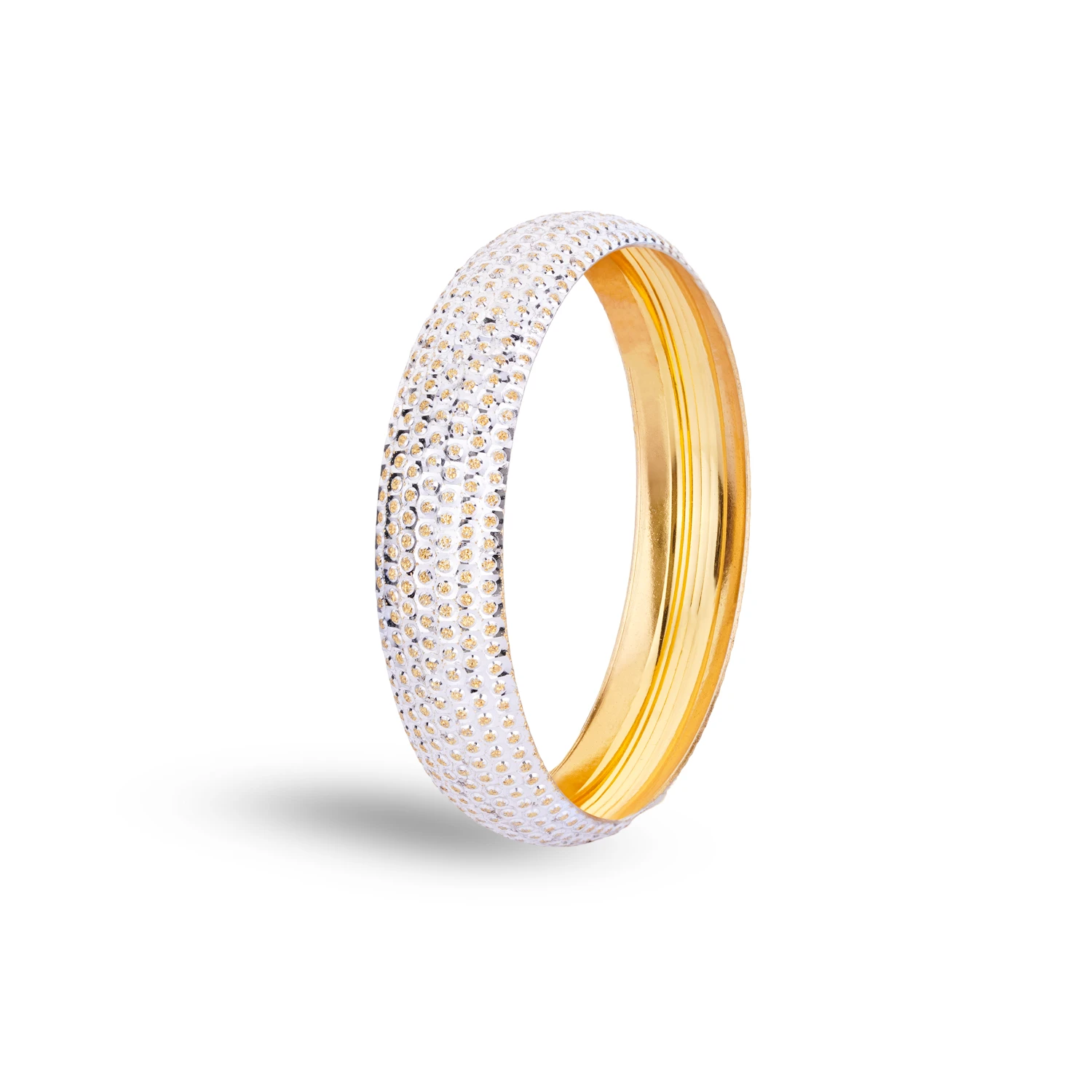 5006150 s1 607 12.38g گرمی النگو نقره آبکاری طلایی طراحی کلاسیک و شیک 5006160 - Image 1