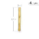 النگو نقره طلایی عیار 925 - Image 9