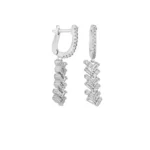 گوشواره نقره طرح باگت شميم سيلور 100001544