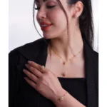 سرویس نقره مجلسی سه‌رنگ گل توپی شمیم سیلور10808 - Image 2