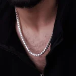 زنجیر نقره سنگین باکسی تراش‌دار مجلسی 131000000083 - Image 2