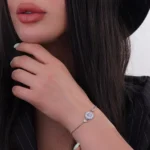 دستبند نقره با سنگ‌های زیرکونیا 200 - Image 2