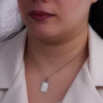 پلاک نقره حکاکی سنتی معنوی شمیم سیلور103011 - Image 2