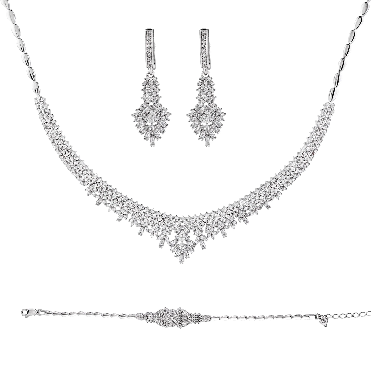 32.07بارگذاری نشده سرویس نقره مجلسی کلاسیک زنانه شمیم سیلور 101545 - Image 1