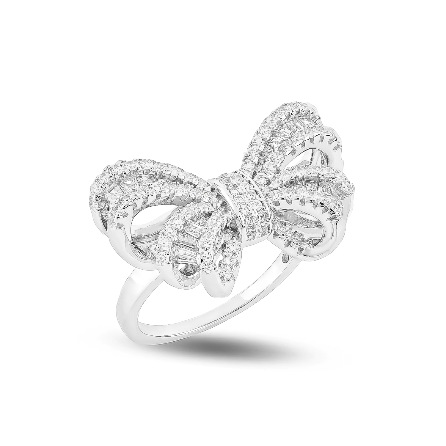 111000022164 5.57g 7.55 copy انگشتر نقره پاپیونی نگیندار مجلسی شمیم سیلور 111000022164 - Image 1