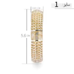 النگو نقره زنانه دو رنگ پهن طرح دایره‌ای لوکس عیار 925 - Image 5
