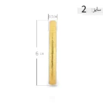 النگو نقره زنانه دو رنگ طرح خطی کلاسیک عیار 925 - Image 7