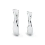 حلقه ست نقره طرح موج مینیمال عیار 925 - Image 3