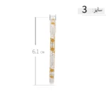النگو نقره زنانه طرح آترینا دو رنگ عیار 925 - Image 6