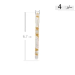 النگو نقره زنانه طرح آترینا دو رنگ عیار 925 - Image 7