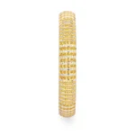 النگو نقره آبکاری طلایی طرح کلاسیک عیار 925 - Image 3