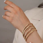 النگو نقره زنانه طرح آوینا تراش‌دار عیار 925 - Image 2