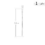النگو نقره زنانه طرح ریتم خطی مینیمال عیار 925 - Image 8