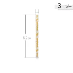 النگو نقره زنانه طرح موجین دو رنگ عیار 925 - Image 8