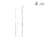 النگو نقره زنانه طرح ریتم خطی مینیمال عیار 925 - Image 6